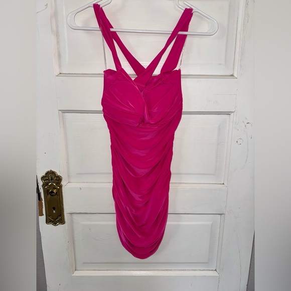 Cross Your Mind X-Back Short Dress - Picture 6 of 11